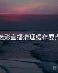 魅影直播清理缓存要点