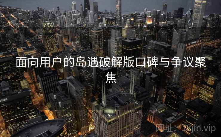 面向用户的岛遇破解版口碑与争议聚焦