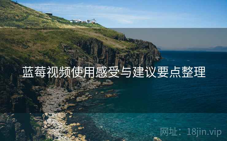 蓝莓视频使用感受与建议要点整理