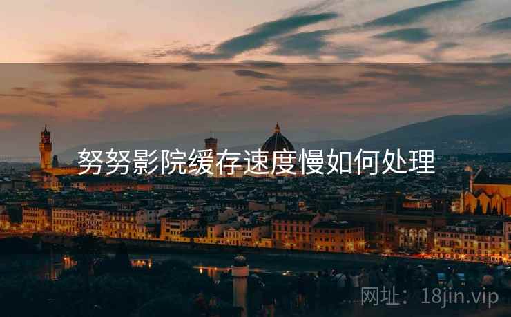努努影院缓存速度慢如何处理