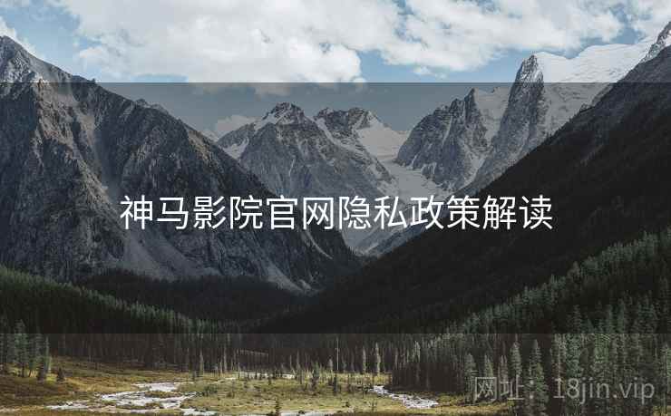 神马影院官网隐私政策解读
