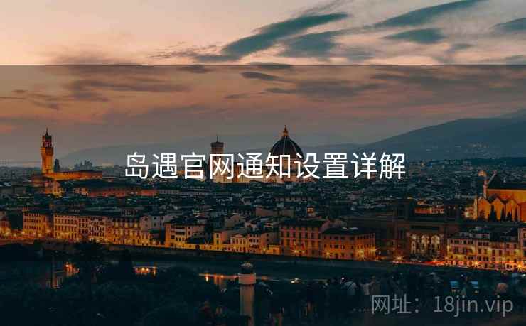 岛遇官网通知设置详解
