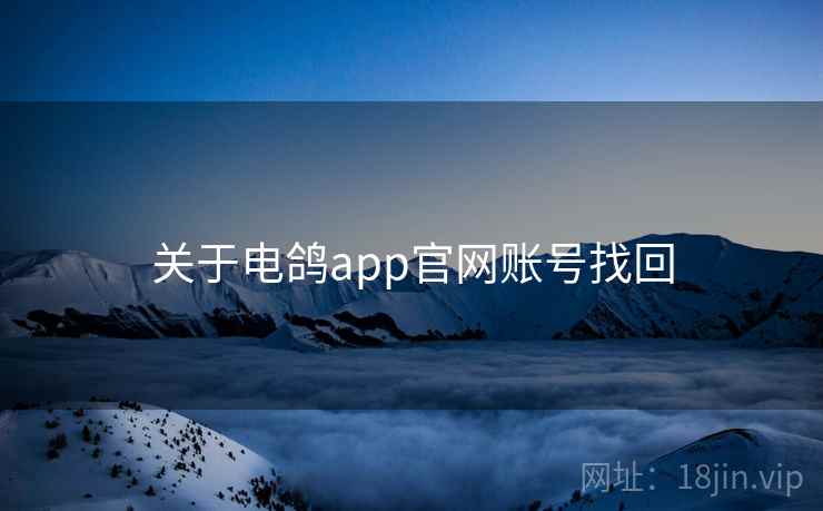 关于电鸽app官网账号找回