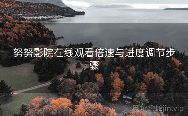 努努影院在线观看倍速与进度调节步骤