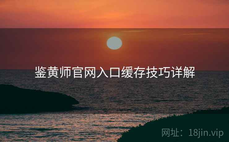 鉴黄师官网入口缓存技巧详解
