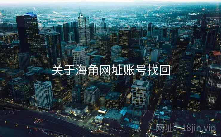 关于海角网址账号找回