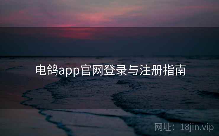 电鸽app官网登录与注册指南