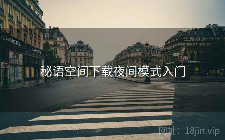 秘语空间下载夜间模式入门